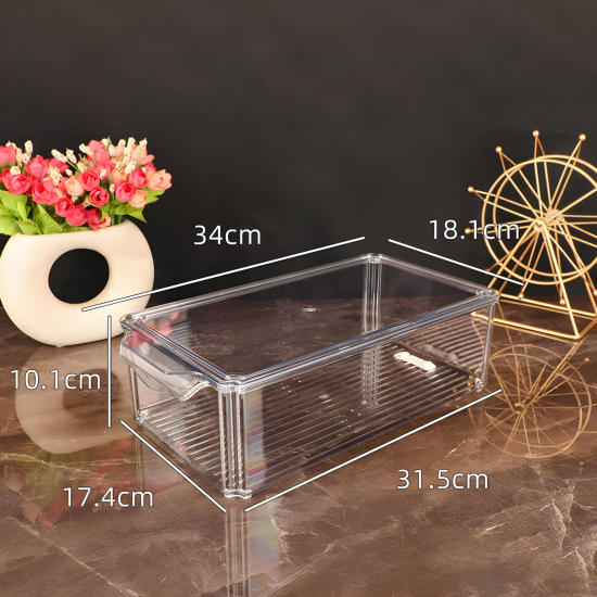 Plastic Tupperware Set - 4 Pieces